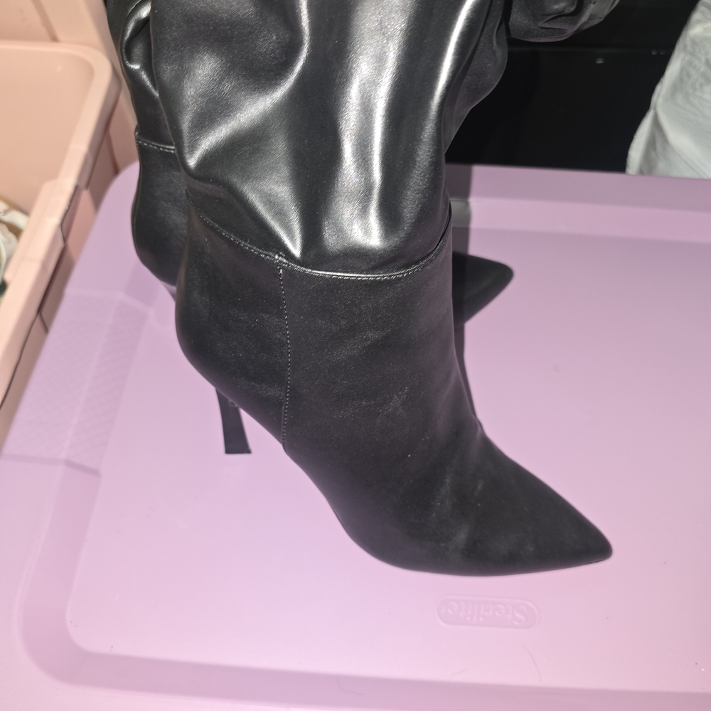 Mix No. 6 Black Heeled Boots